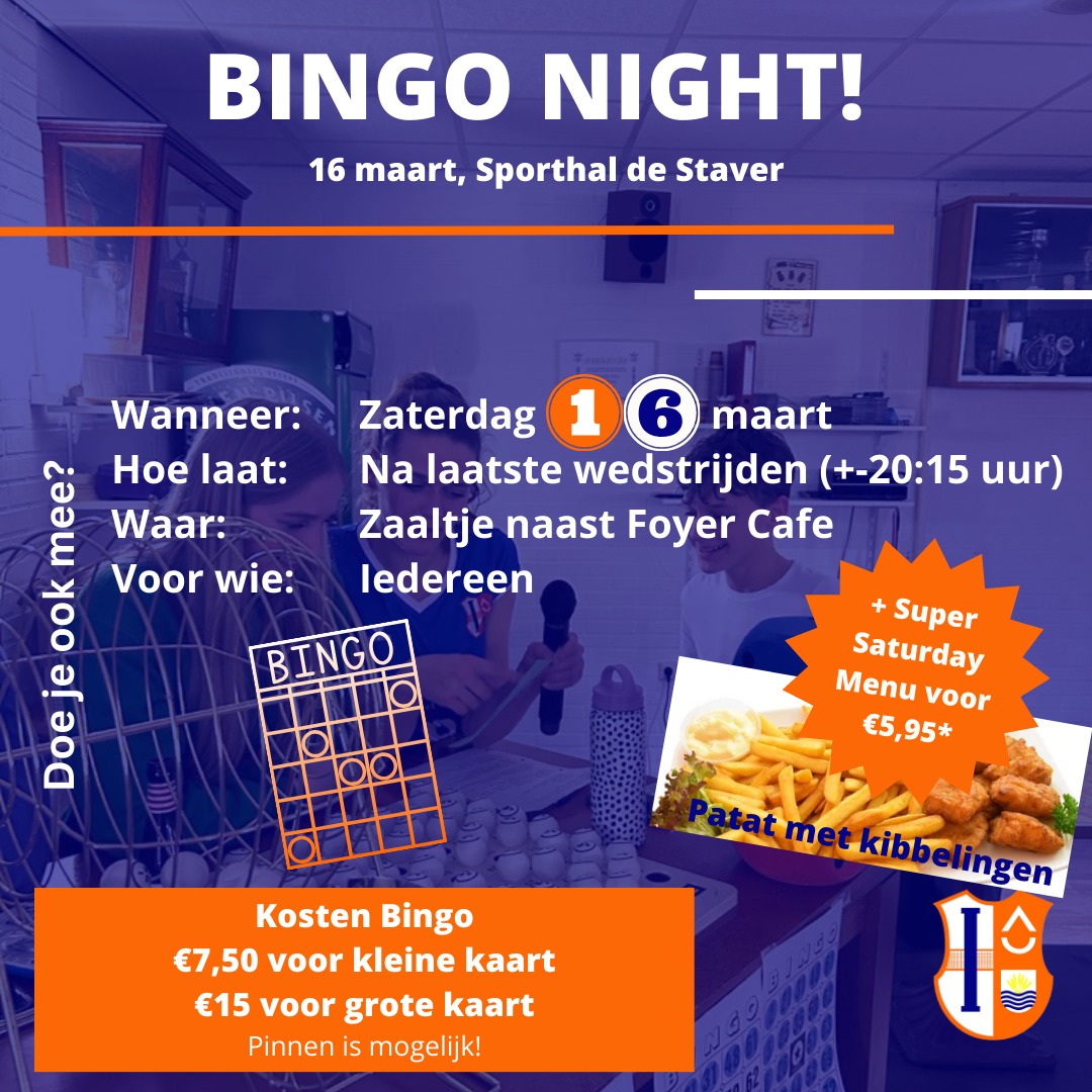 BINGO 16 maart